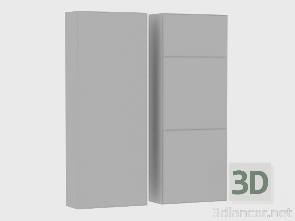 modèle 3D Eléments du système modulaire IANUS MIDDLE WITH BACK (E230) - preview