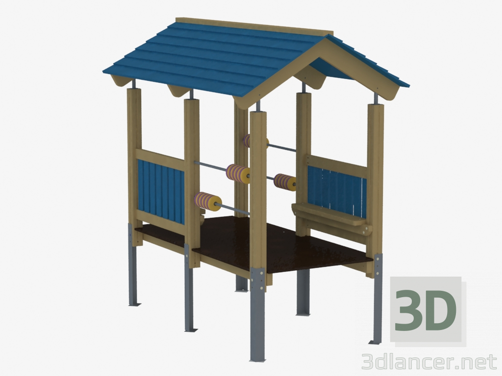 3 डी मॉडल बच्चों का खेल घर (K5007) - पूर्वावलोकन