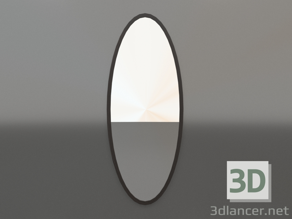 modèle 3D Miroir ZL 22 (600x1500, bois brun foncé) - preview