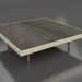 modello 3D Tavolino quadrato (Oro, DEKTON Radium) - anteprima