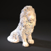 3d Lion king voronoi model buy - render