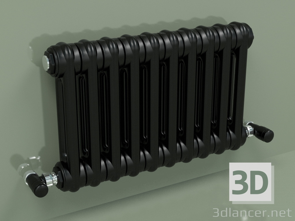 3D Modell Kühler TESI 2 (H 300 10EL, Schwarz - RAL 9005) - Vorschau