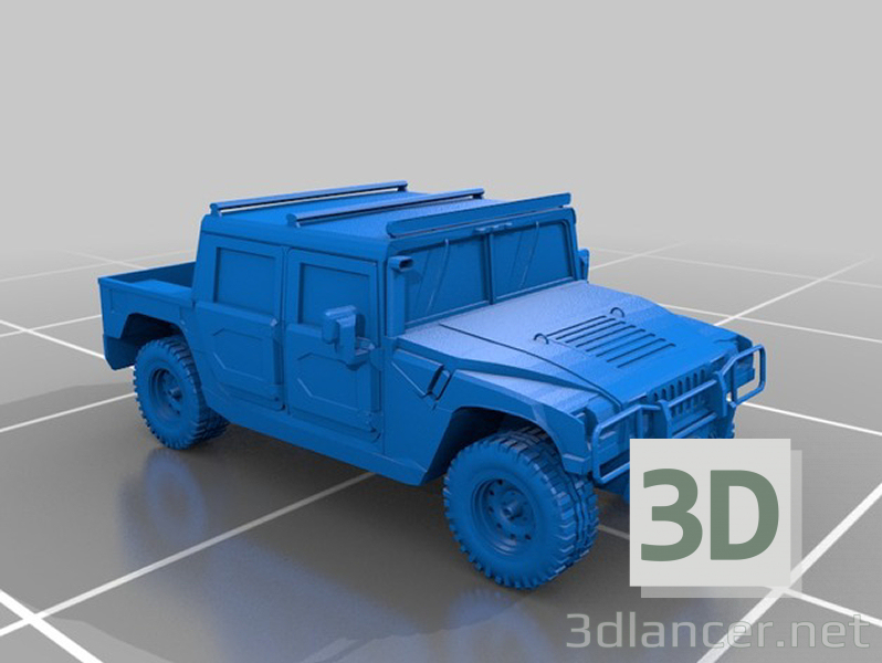 3D Modell Hummer H1 - Vorschau