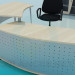 3d модель Набор офисной мебели – превью