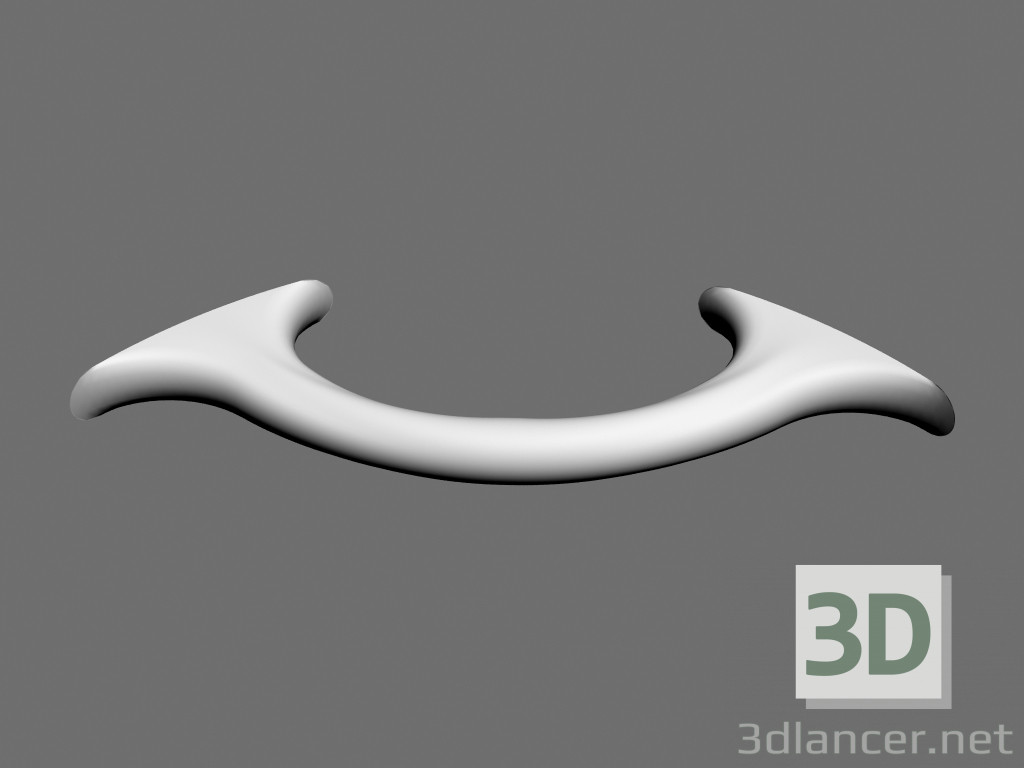 3D modeli Banyo Gentiana için kolu - önizleme