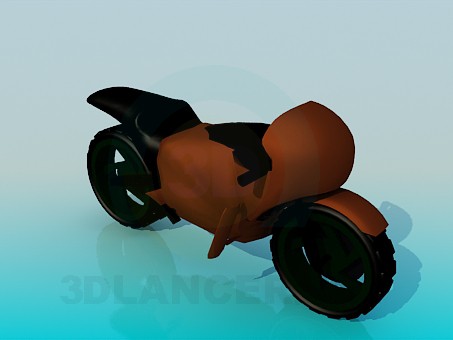 modello 3D Moto - anteprima