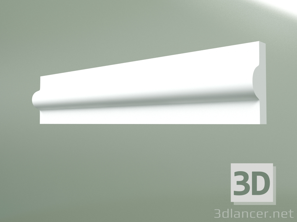 modello 3D Modanatura in gesso MT187 - anteprima