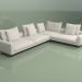3d model Corner sofa Hermes 3 - preview