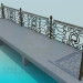 3d model Сoncrete bench - preview