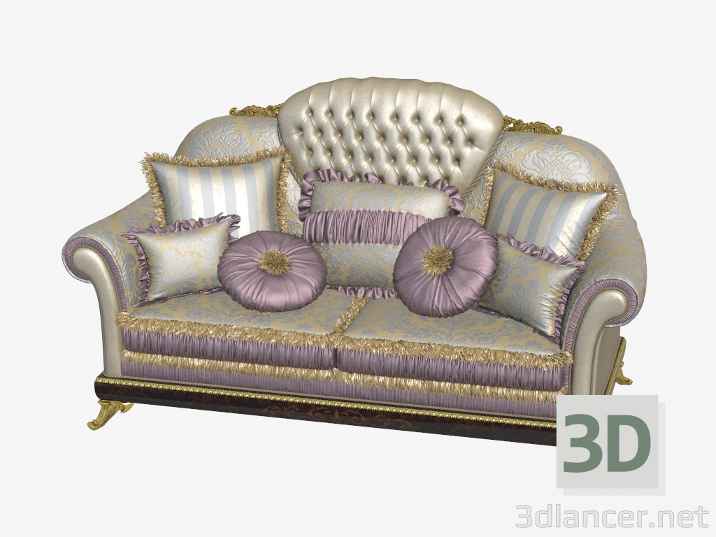 modèle 3D canapé 1682 - preview
