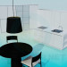 3D Modell Die Möbel in der Küche - Vorschau