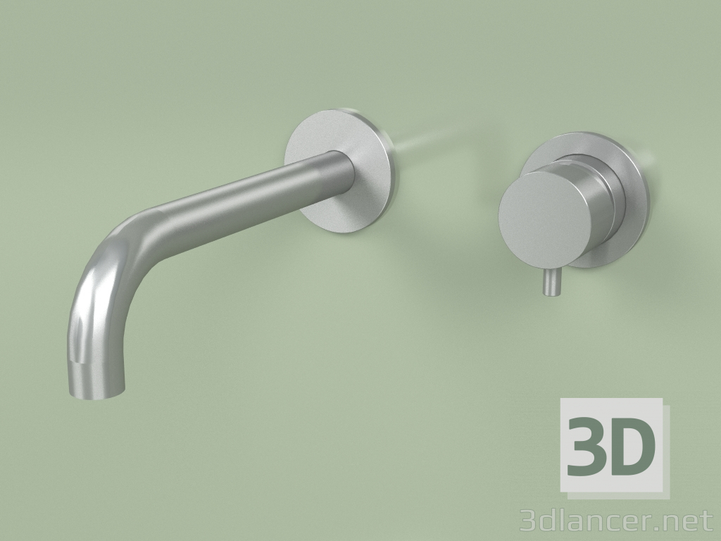 3d model Wall-mounted mixer with spout 190 mm (13 13, AS) - preview