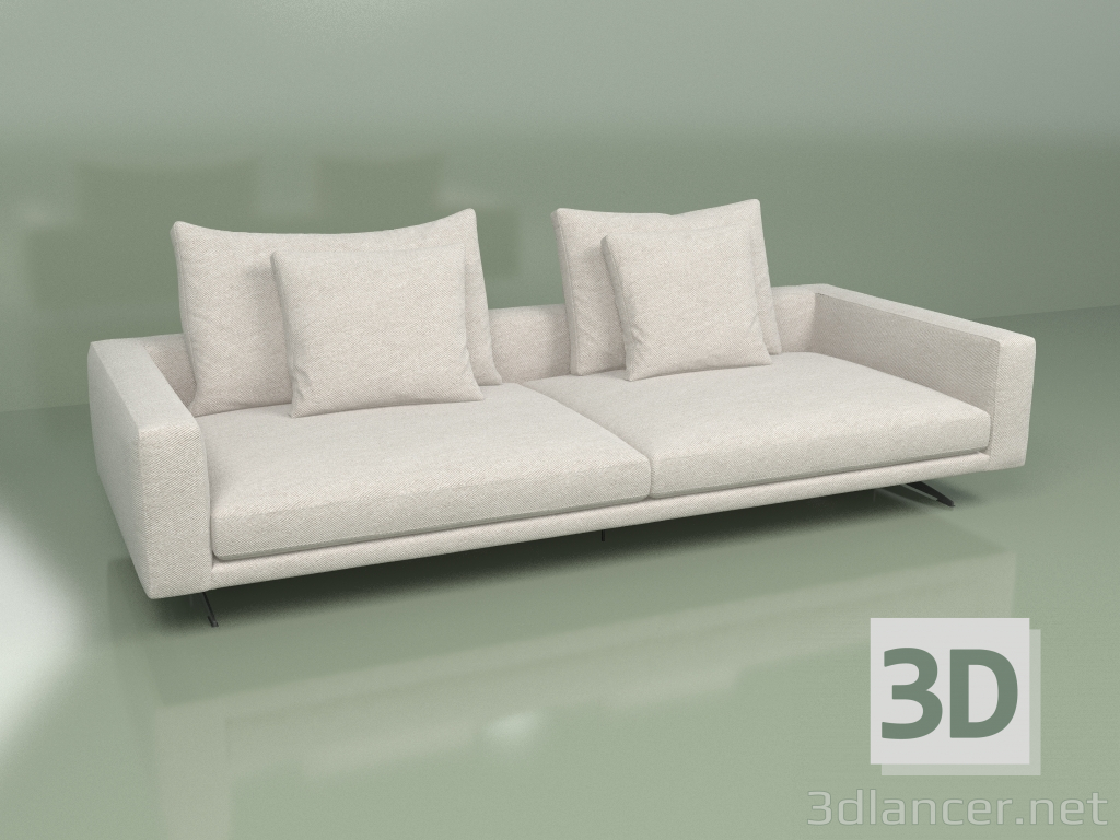 modèle 3D canapé Hermès - preview