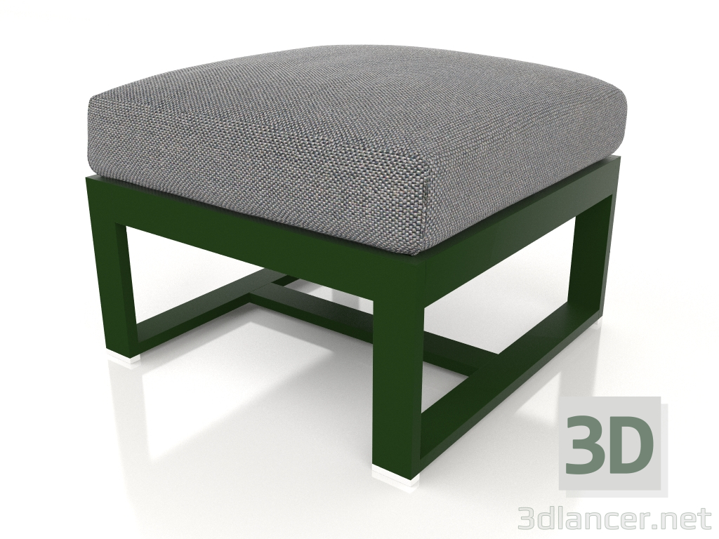 3D modeli Puf (Şişe yeşili) - önizleme
