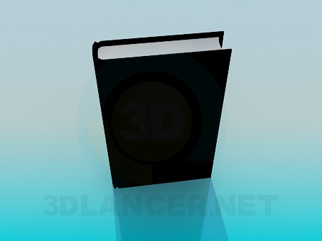 Modelo 3d Livro de capa dura - preview