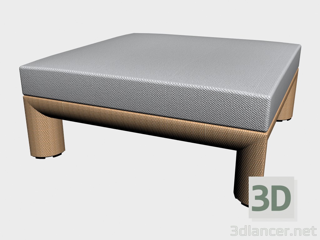 3d model Pouf Footstool 8830 to 8835 feet - preview