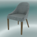 3d model Edgar Half Chair (Gray) - preview