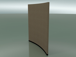 Curved panel 6407 (132.5 cm, 36 °, D 200 cm, solid)