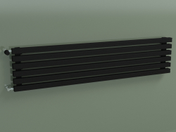 Radiador horizontal RETTA (6 secciones 1500 mm 40x40, negro mate)