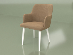 Sandalye Santino XL (bacaklar Beyaz)