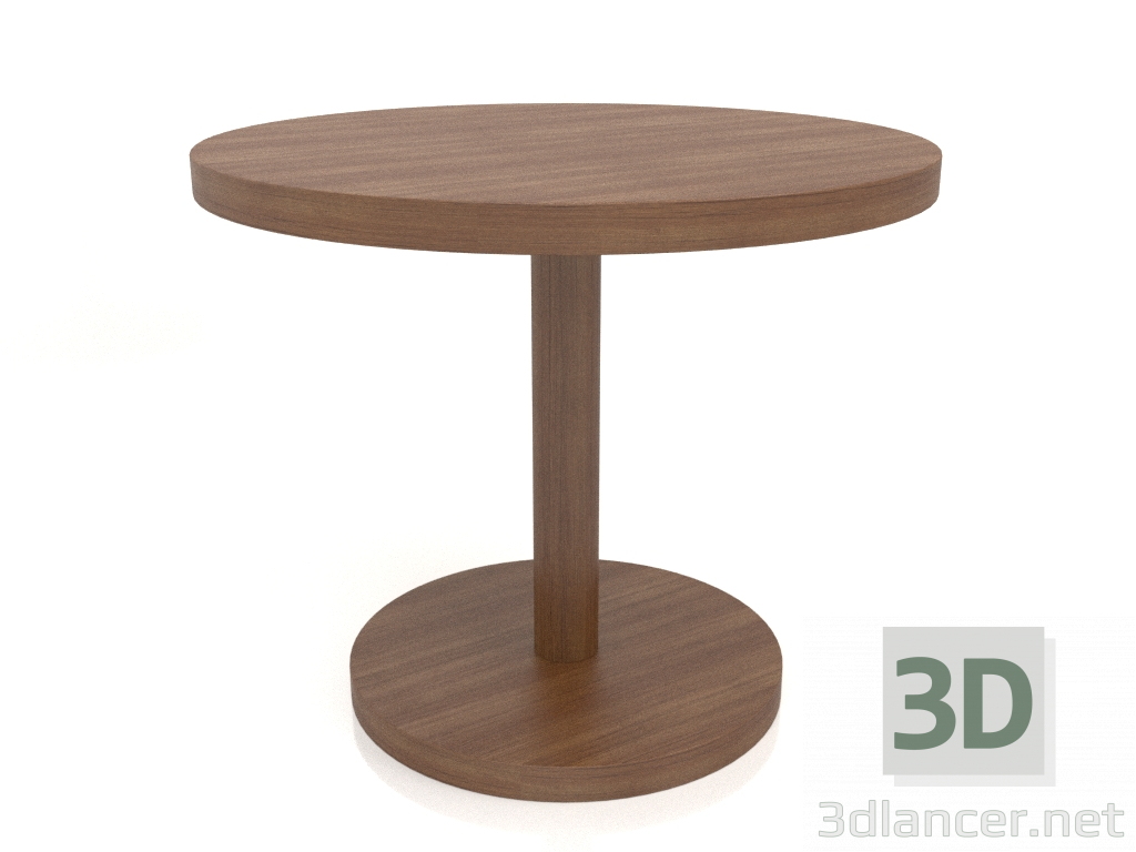 3D modeli Yemek masası DT 012 (D=900x750, ahşap kahverengi ışık) - önizleme