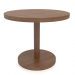 modèle 3D Table à manger DT 012 (D=900x750, bois brun clair) - preview