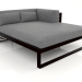 3d model XL modular sofa, section 2 right (Black) - preview