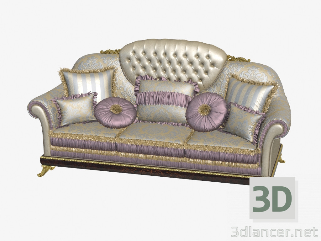 modèle 3D canapé 1683 - preview