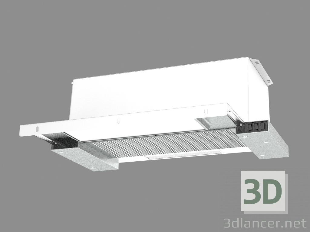 3D modeli Extractor Slideout Rangehood DHI625NAU (252х598х260) - önizleme
