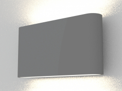 Montado en la superficie de pared LED (DL18400 21WW-Negro Dim)