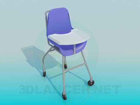 modèle 3D Chaise pour enfants - preview