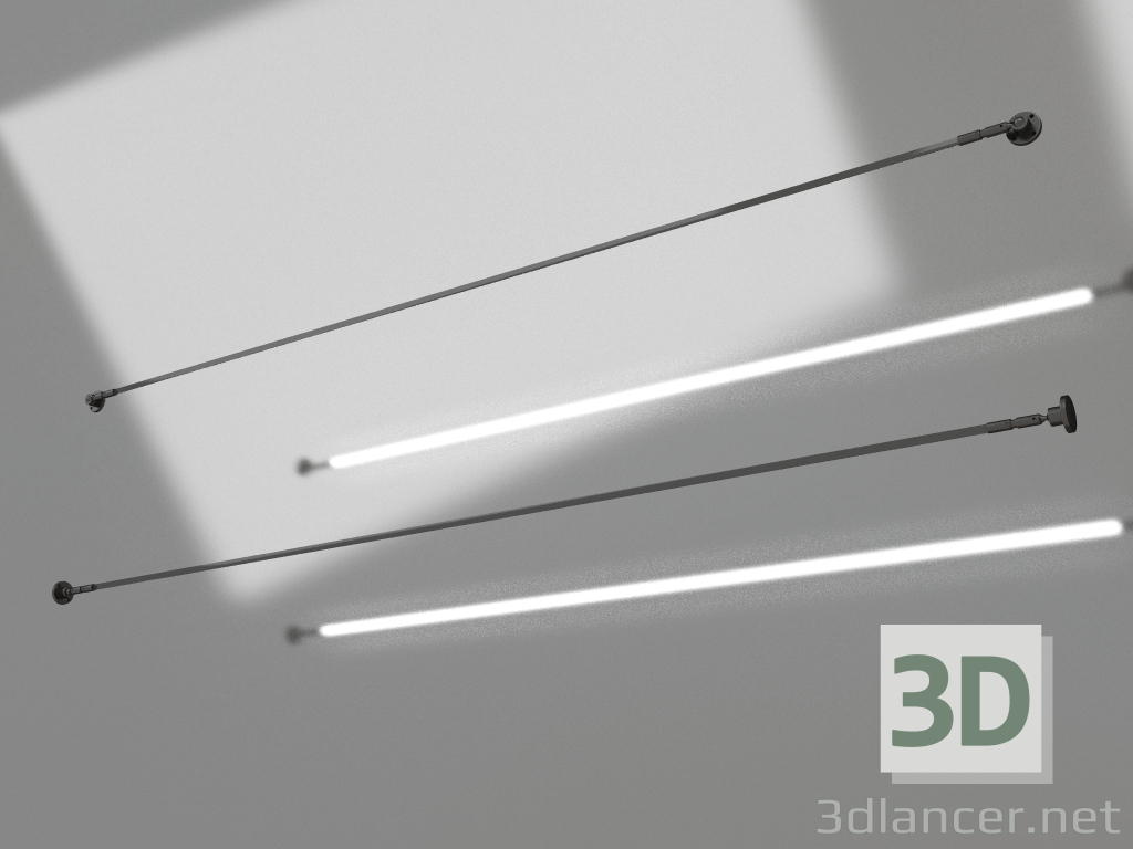 3d модель Струнний світильник Скайлайн комплект 6 метрів (2216-600,19) – превью
