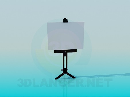 3d model Poster stand - preview