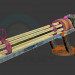 3D Modell Gatling Gun - Vorschau