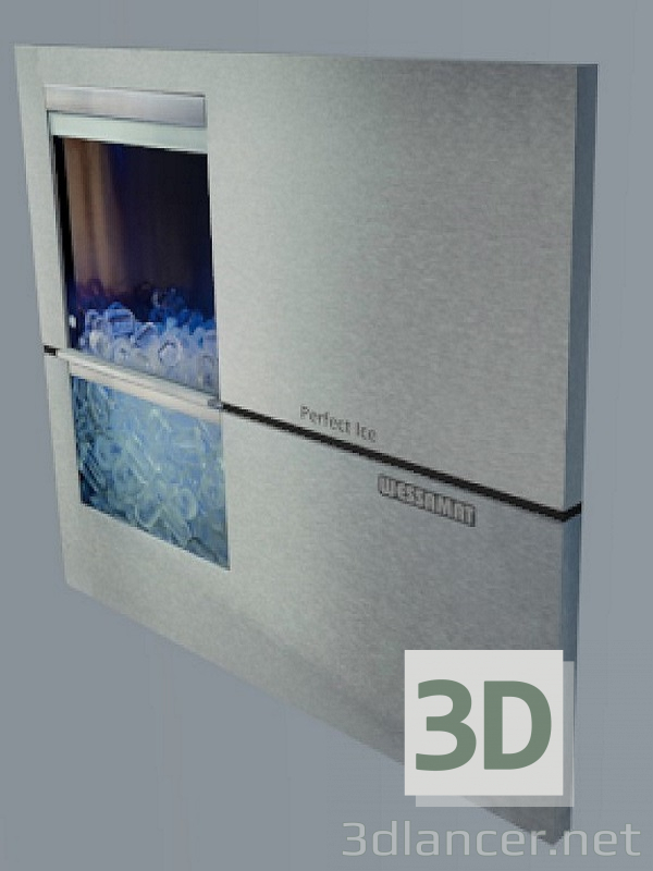 modello 3D fabbricatore di ghiaccio - anteprima