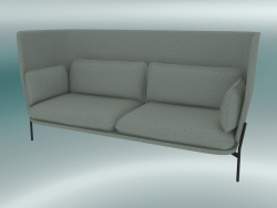 Sofa Sofa (LN7, 90x232 H 115cm, Pieds noirs chauds, Sunniva 2 717)