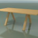 modello 3D Tavolo con piano di lavoro standard 5030 (H 74-200 x 98 cm, rovere naturale, composizione 1) - anteprima