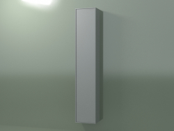 Armario de pared con 1 puerta (8BUBFCD01, 8BUBFCS01, Silver Grey C35, L 36, P 24, H 192 cm)