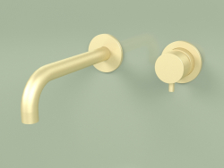 Wall-mounted mixer with spout 190 mm (13 13, OC)