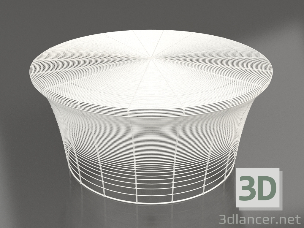 modello 3D Tavolino basso (Grigio agata) - anteprima