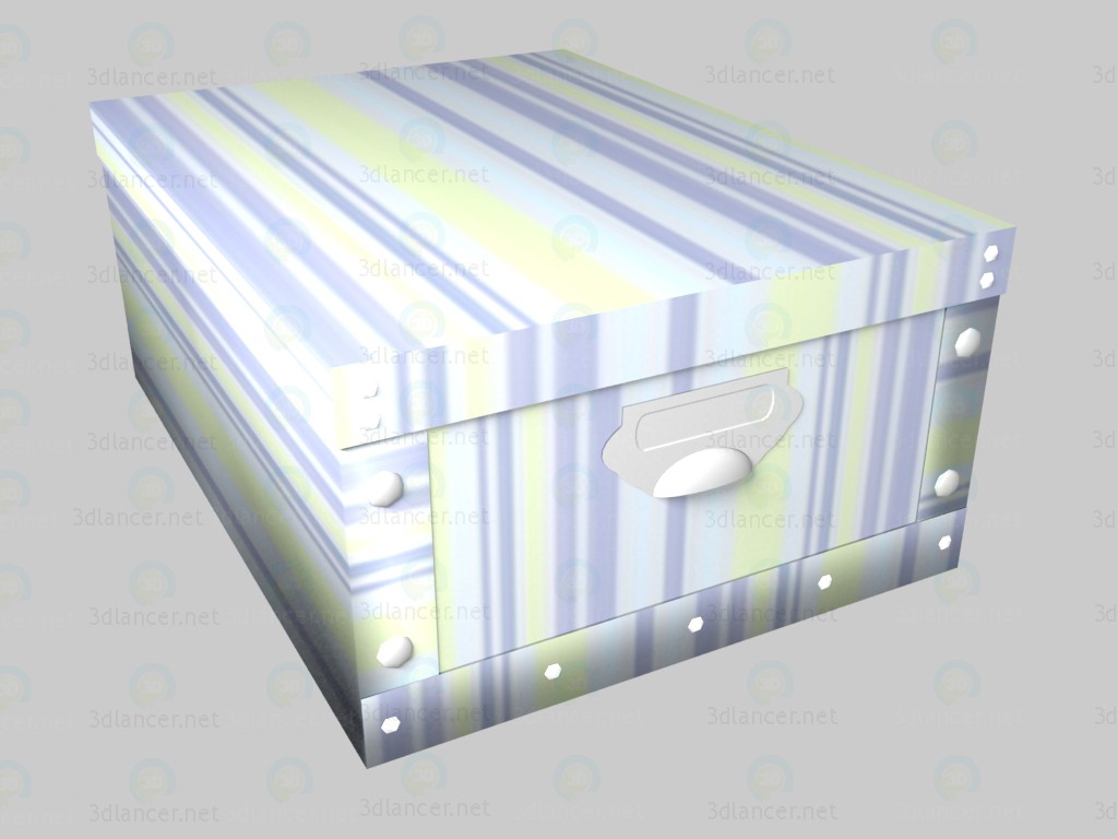 3D Modell Box Regenbogen (groß) - Vorschau