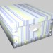 3D modeli Gökkuşağı (büyük) kutu - önizleme