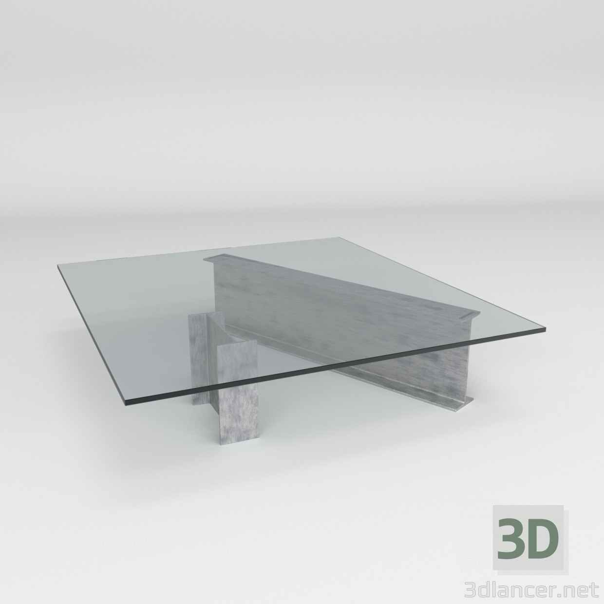 Mesa de centro Roche Bobois 3D modelo Compro - render