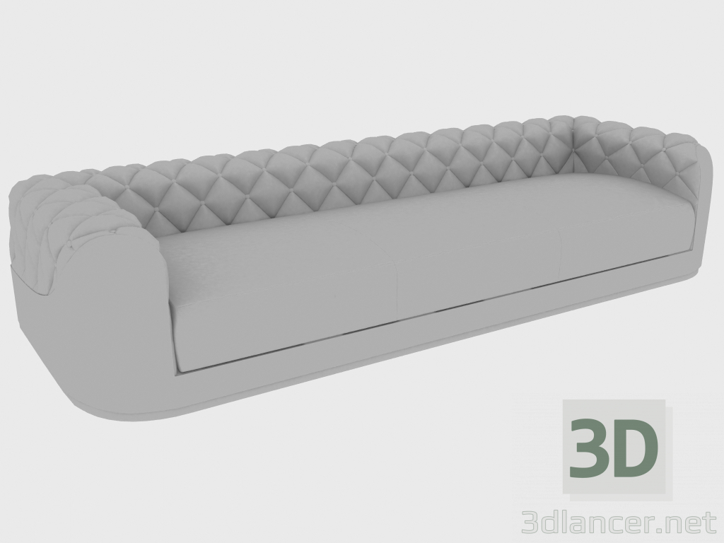 3D modeli Koltuk MILTON SOFA (320x112xH66) - önizleme