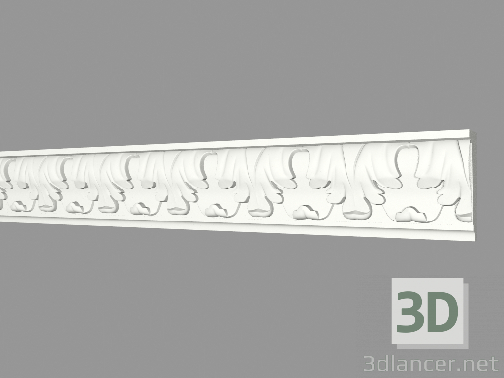 3D modeli Kalıplı saçak (КФ80) - önizleme