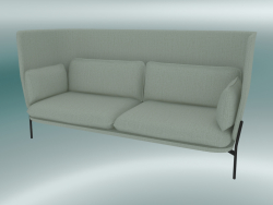 Sofa Sofa (LN7, 90x232 H 115cm, Pieds noirs chauds, Sunniva 2 811)