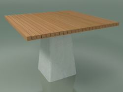 Mesa de exterior InOut (35, Cerâmica branca)