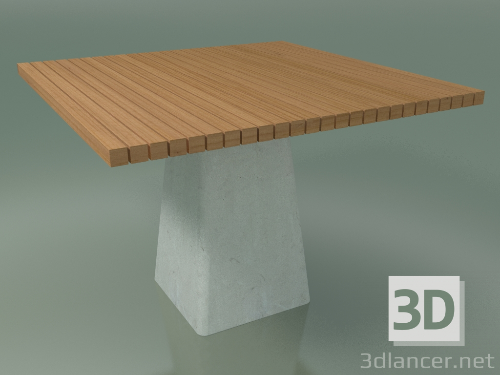 modèle 3D Table d'extérieur InOut (35, céramique blanche) - preview