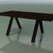 modello 3D Tavolo con piano di lavoro standard 5030 (H 74-200 x 98 cm, wengè, composizione 1) - anteprima