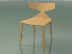 कुर्सी 3700 (4 लकड़ी के पैर, प्राकृतिक ओक)